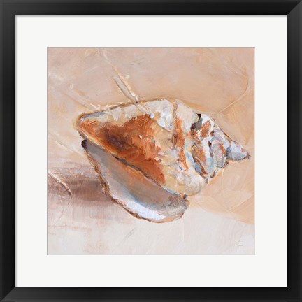 Framed Copper Sea Shell Print