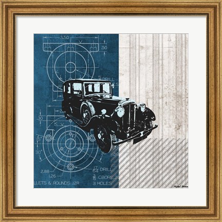 Framed Classy Ride II Print