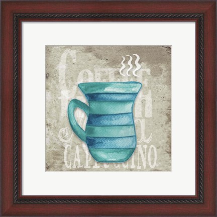 Framed Daily Coffee II Print