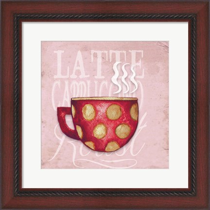 Framed Daily Coffee IV Print