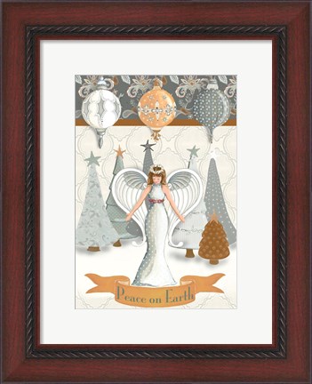 Framed Angel Wonderland Earth Print