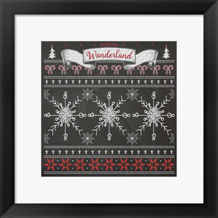 Framed Holiday Sweater I Print