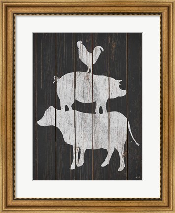 Framed Farm Stack Print