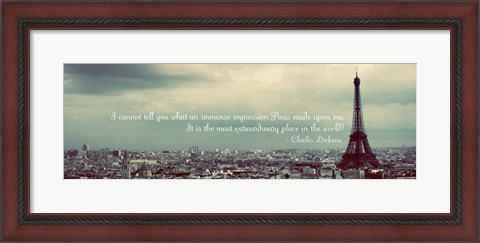 Framed Paris Expression Print