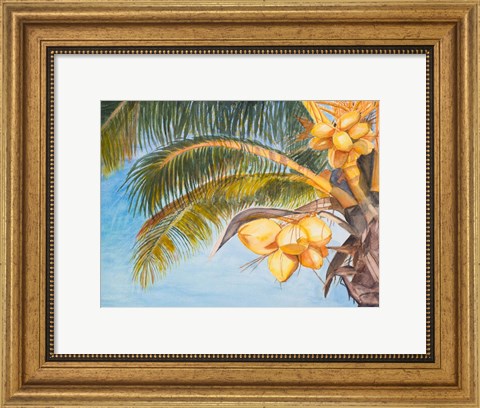 Framed Coconut Palm Trees Print