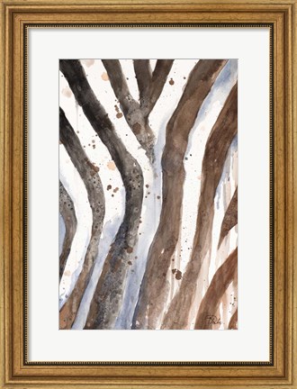 Framed Watercolor Animal Skin II Print