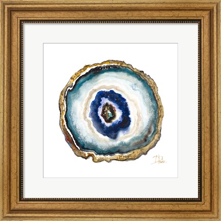 Framed Agate Watercolor II Print