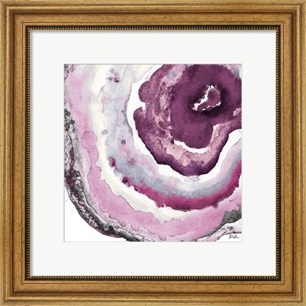 Framed Pink Agate I Print