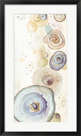 Framed Tall Agates Flying Watercolor Print