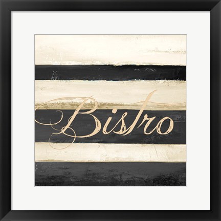 Framed Bistro Print