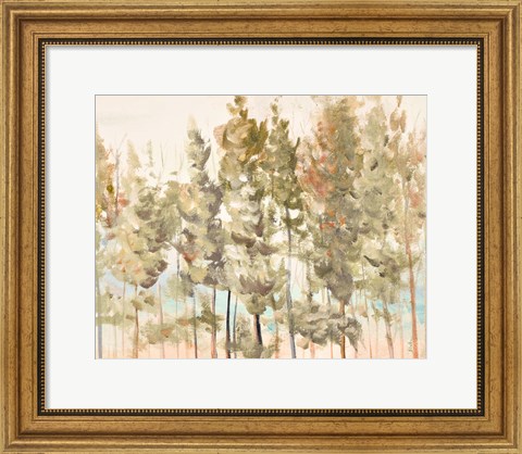 Framed Bosque Verde Brisa II Print