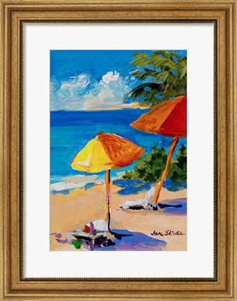 Framed Caribbean Coast Print