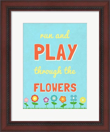 Framed Run and Play Print