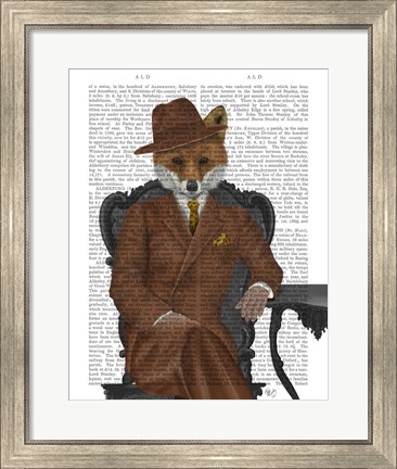 Framed Fox 1930s Gentleman Print