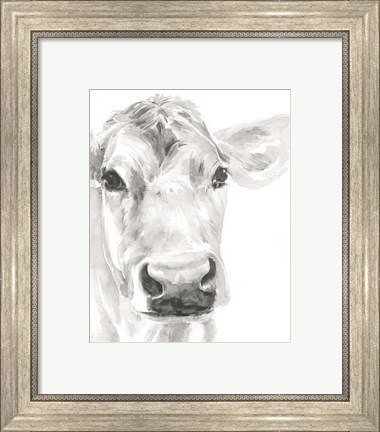 Framed Farm Faces I Print