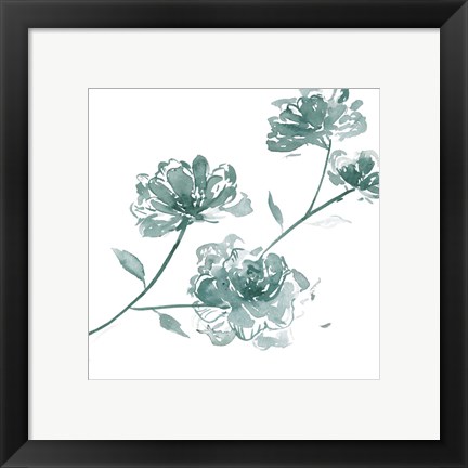 Framed Traces of Flowers IV Print