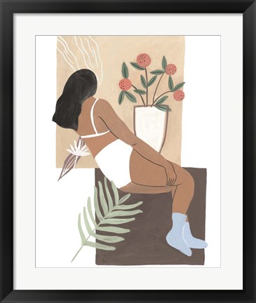 Framed Lying Woman III Print