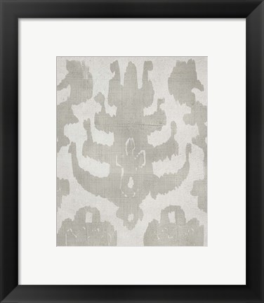 Framed Shadow Ikat IV Print