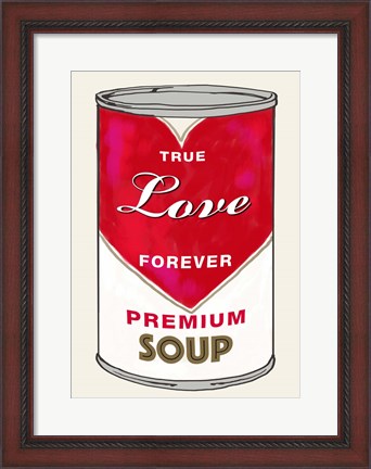 Framed Love Soup Print