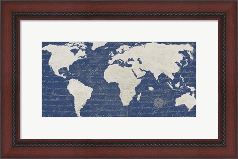 Framed Geo Blueprint Special Print