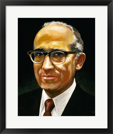 Framed Salk, Jonas (1914-1995) Print