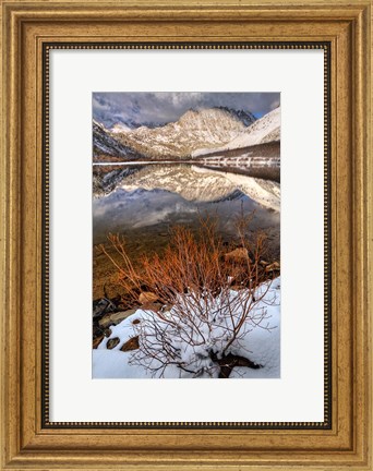 Framed California, Sierra Nevada Range Spring Snow At North Lake 2 Print