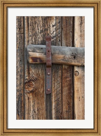 Framed California, Mono Lake, Ranch Door Print