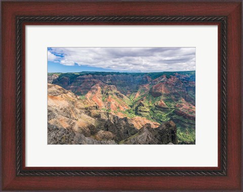 Framed Waimea Canyon, Kauai, Hawaii Print