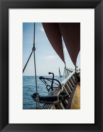 Framed Annual Schooner Festival, Anchor, Massachusetts Print