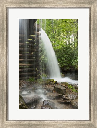 Framed Water Coursed Through Mingus Mill Print