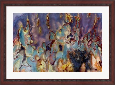 Framed Prudent Man Agate I Print