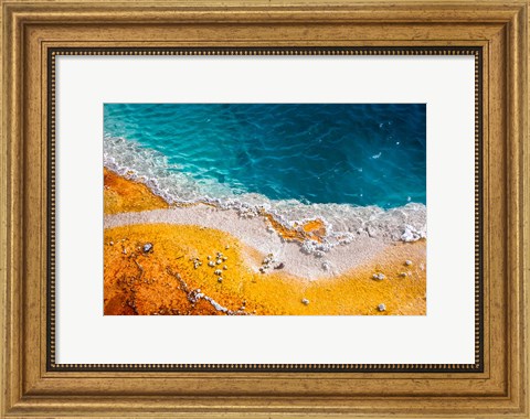 Framed Grand Prismatic Spring, Yellowstone National Park, Wyoming Print