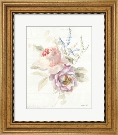 Framed Cottage Garden V Print