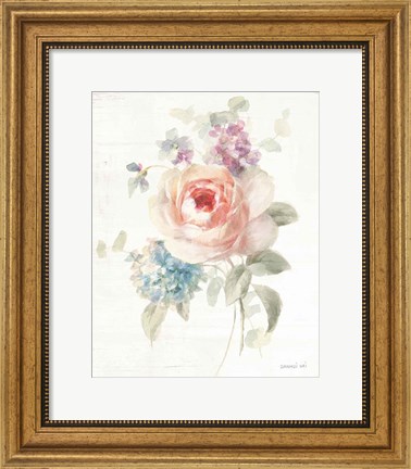 Framed Cottage Garden III Print