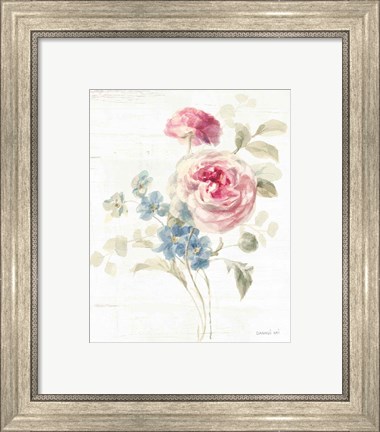 Framed Cottage Garden II Print