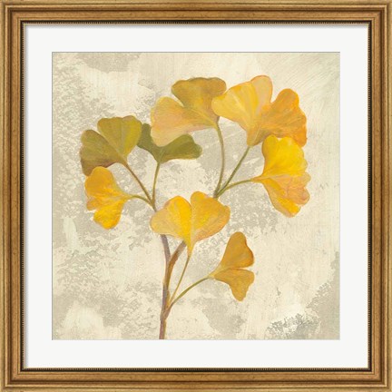 Framed November Leaves III Print