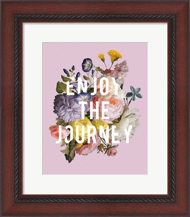 Framed Floral Sentiment II Crop Print