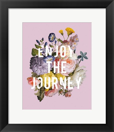 Framed Floral Sentiment II Crop Print