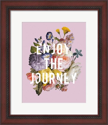 Framed Floral Sentiment II Crop Print