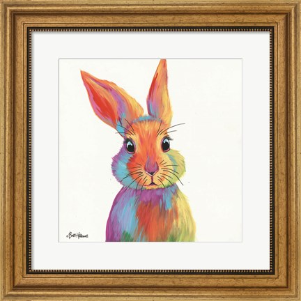 Framed Cheery Bunny Print