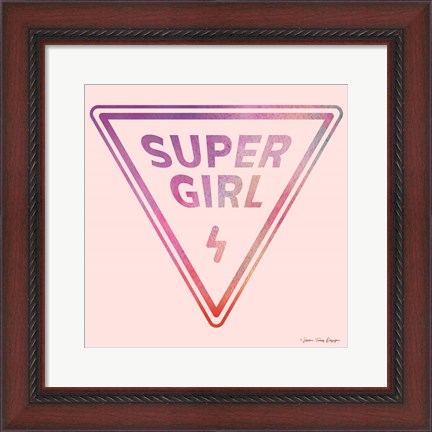 Framed Super Girl Print