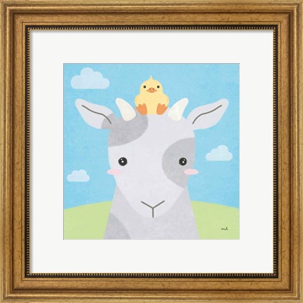 Framed Barn Buddies IV Print