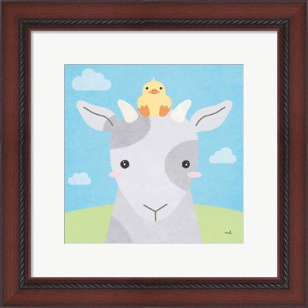 Framed Barn Buddies IV Print