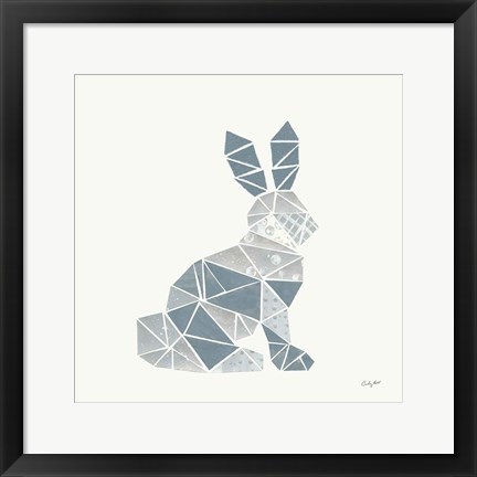 Framed Geometric Animal III Print