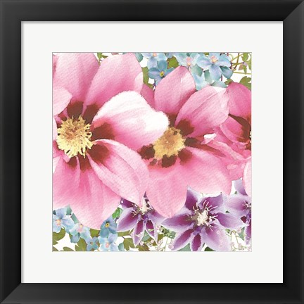 Framed Clematis IV Print