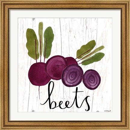 Framed Beets Print