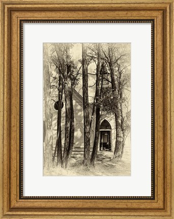 Framed Abandoned Church Print