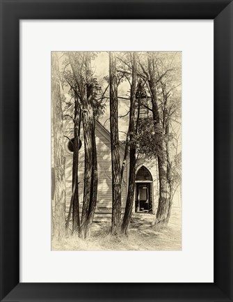 Framed Abandoned Church Print