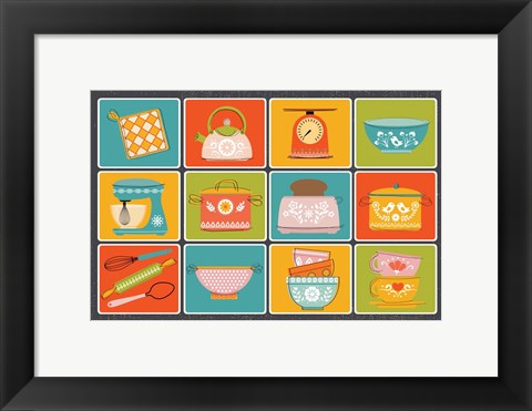 Framed In the Kitchen Art Print