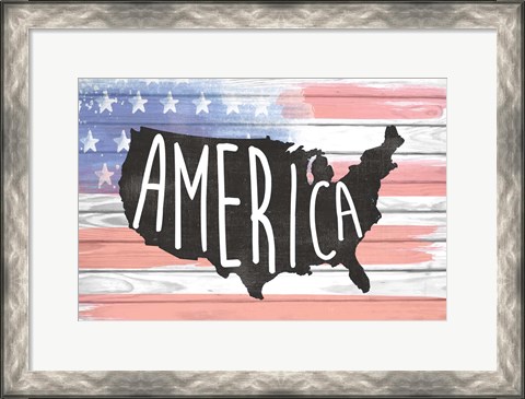 Framed America Print